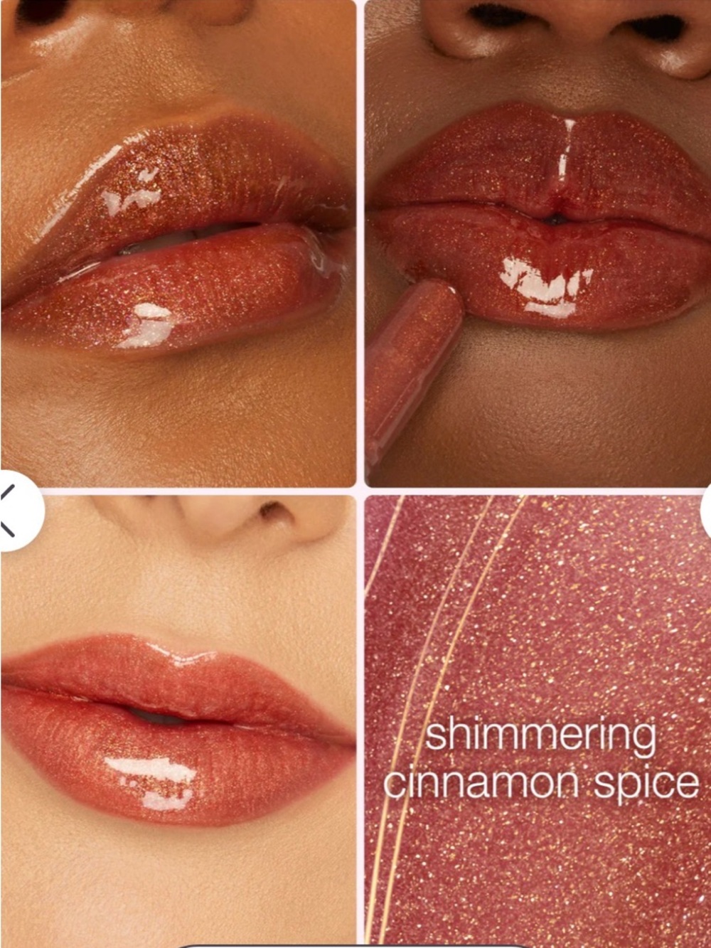 NIB★Tarte Maracuja Juicy Lip Vinyl Gloss in Shimmering Cinnamon Spice - Picture 5 of 5